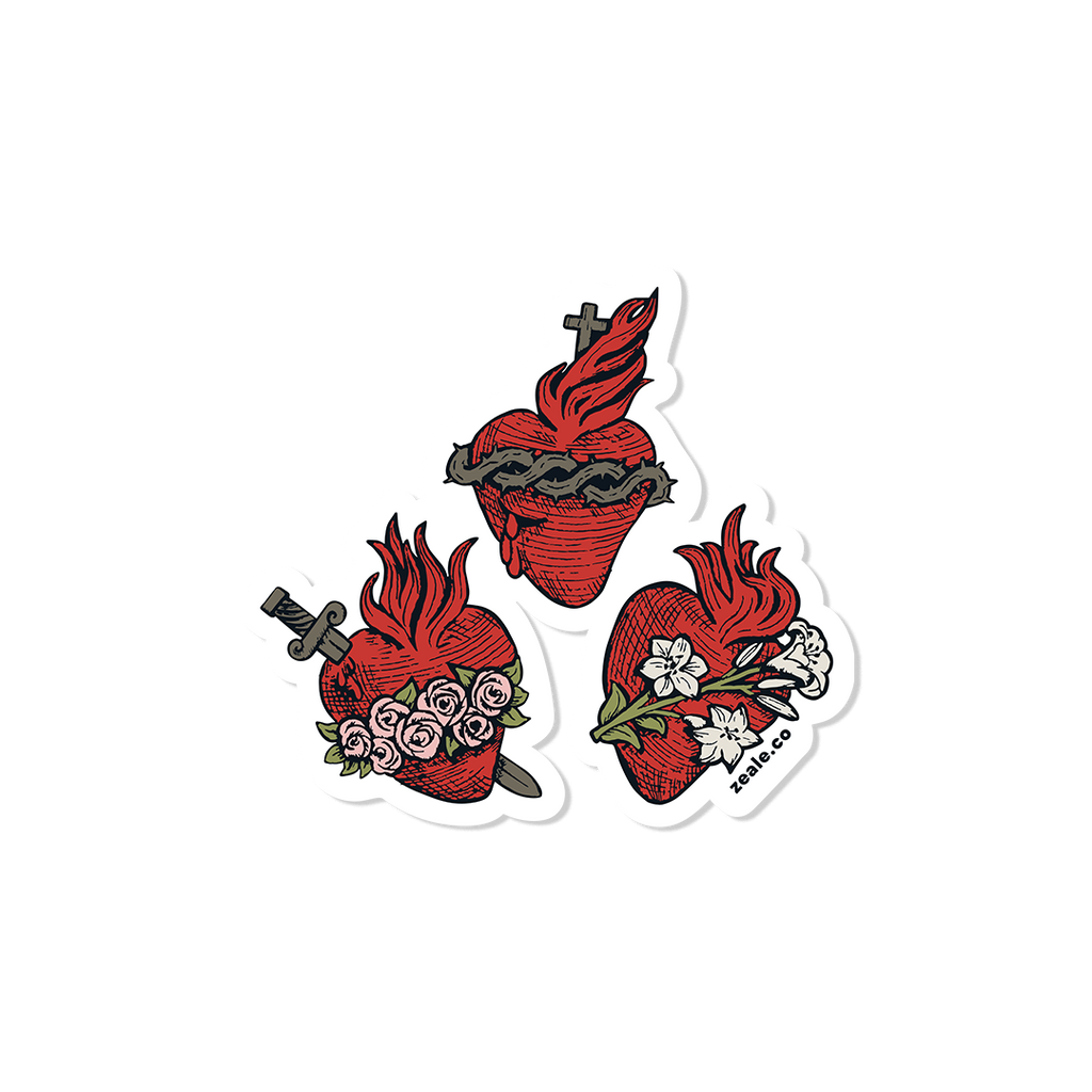Holy Hearts Sticker