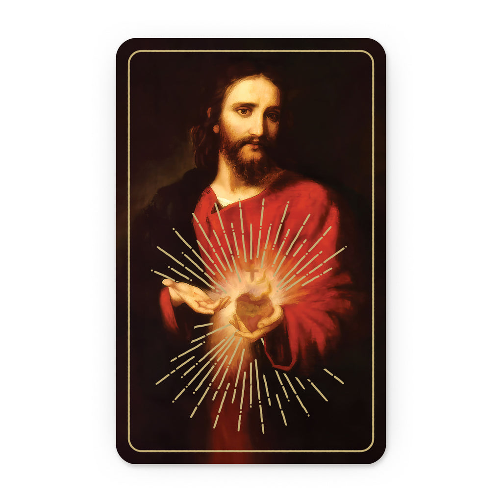 Sacred Heart Prayer Card