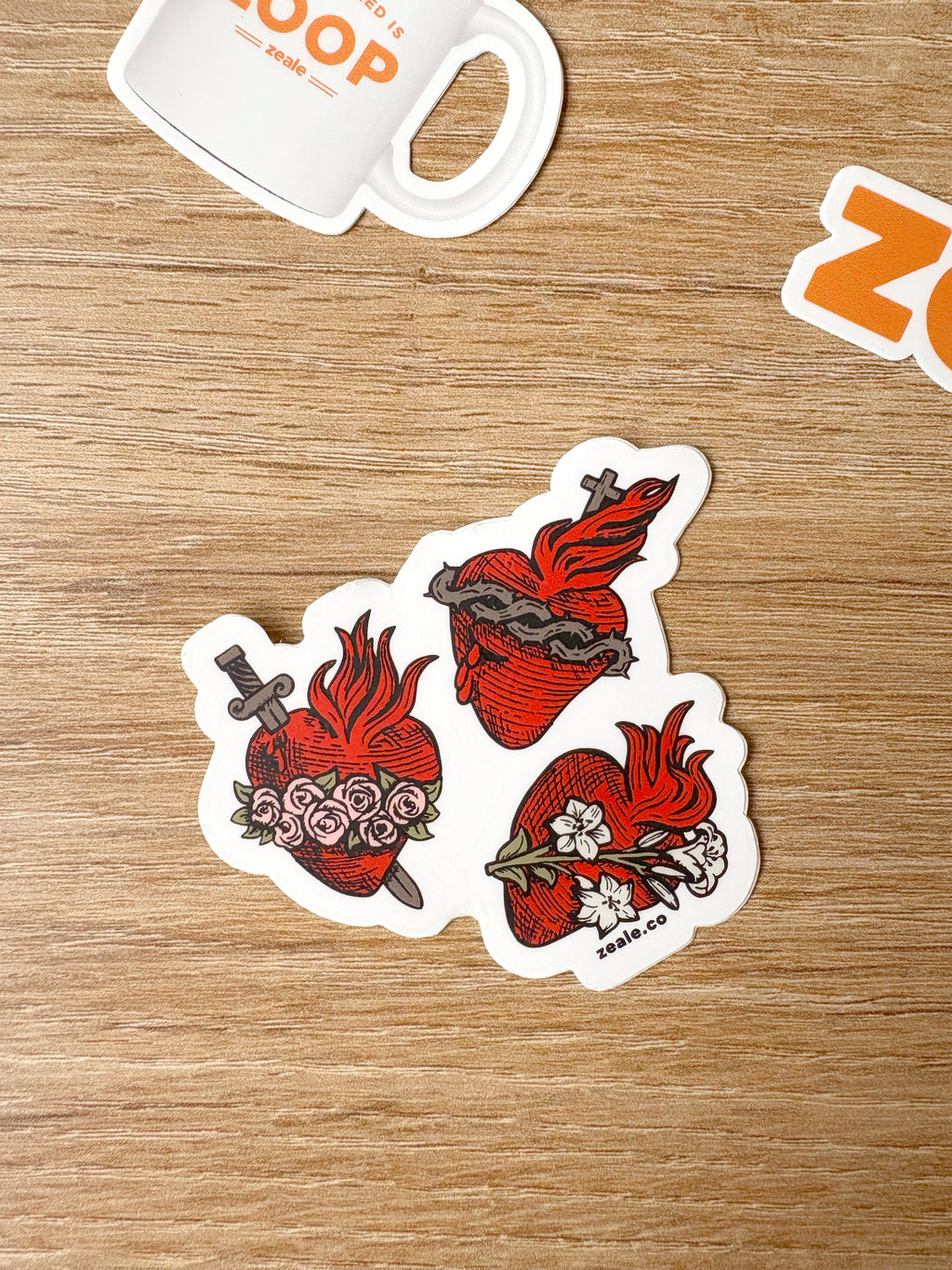 Holy Hearts Sticker