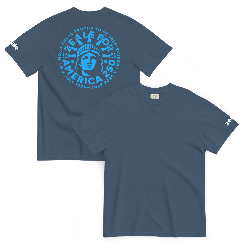 Lady Liberty Zeale for America 250 Tee
