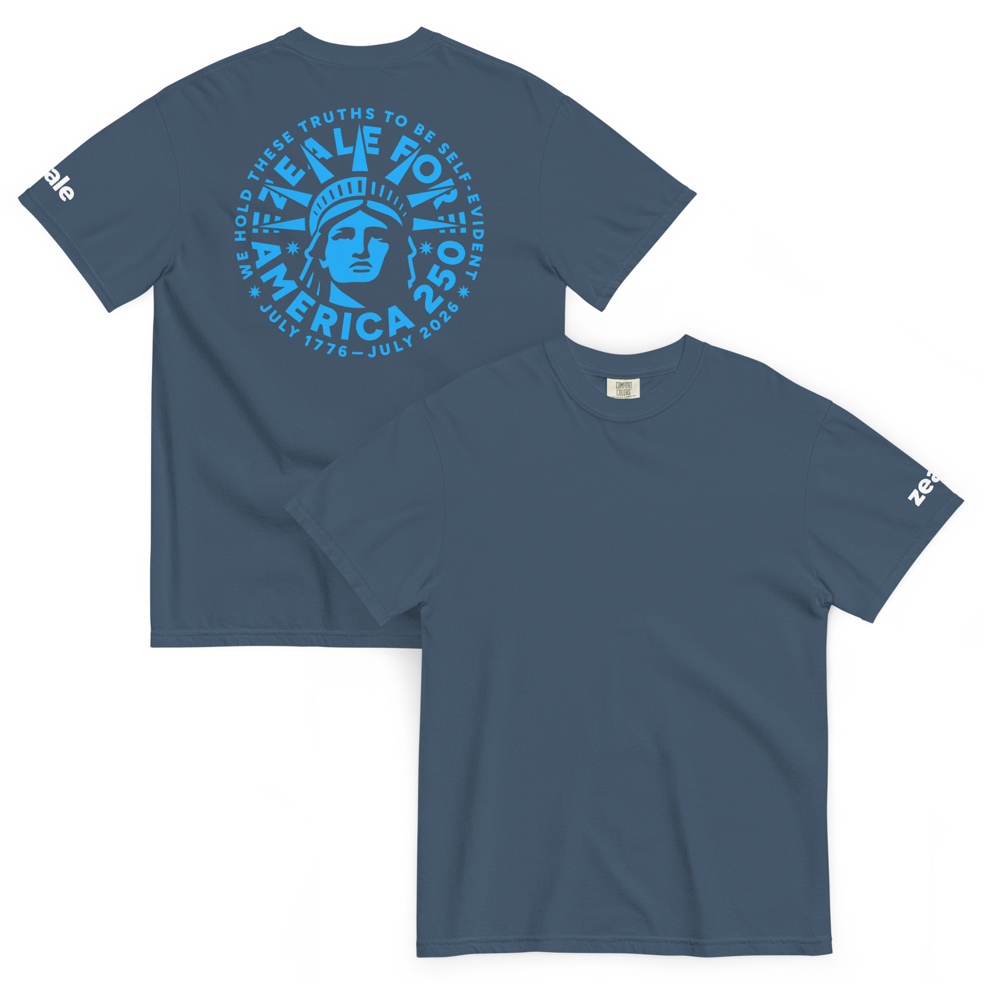 Lady Liberty Zeale for America 250 Tee